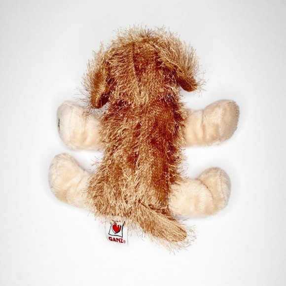 Ganz Webkinz Puppy Dog Brown Shaggy Plush Stuffed Animal Soft Toy NO Code - Picture 5 of 8